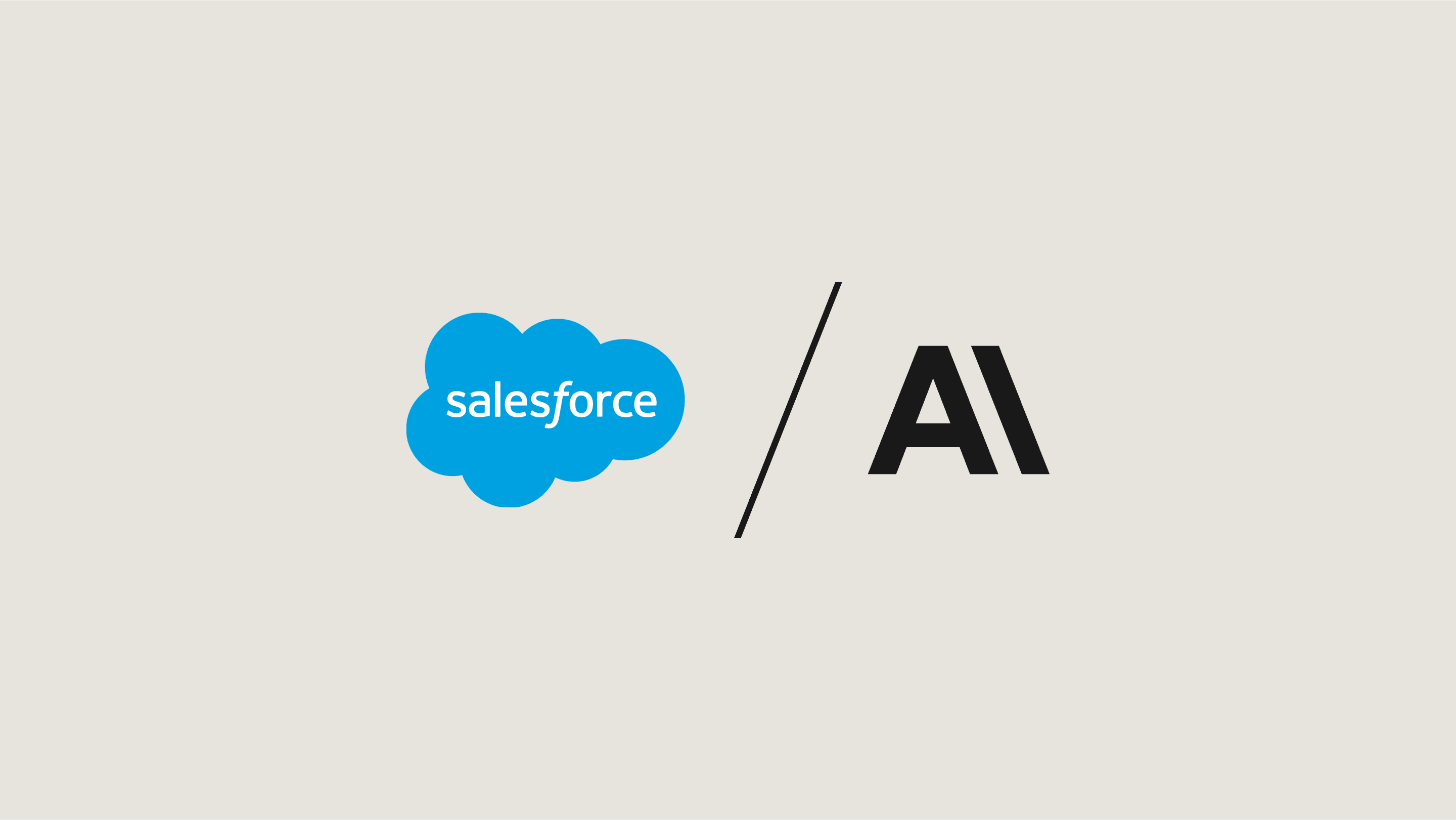 Salesforce / Anthropic logo lockup